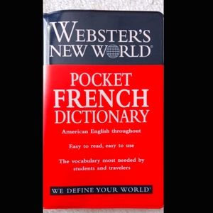 Pocket French dictionary mini book.
